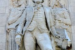 13-1 George Washington At Peace, Accompanied by Wisdom and Justice by A Stirling Calder New York Washington Square Park Washington Arch